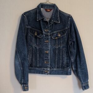 80's VINTAGE Lee Classic Denim Trucker Jacket